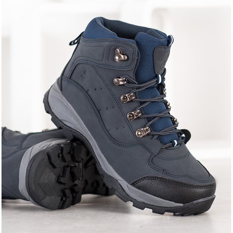 SHELOVET Scarpe da trekking blu scuro blu navy 1