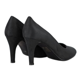 Renda Décolleté in camoscio nero 1