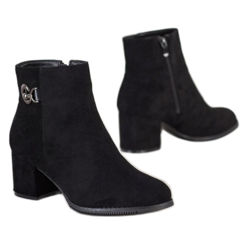 J. Star Stivali con tacco alto nero 1