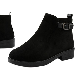 Stivali bassi in camoscio nero di Neriris 1