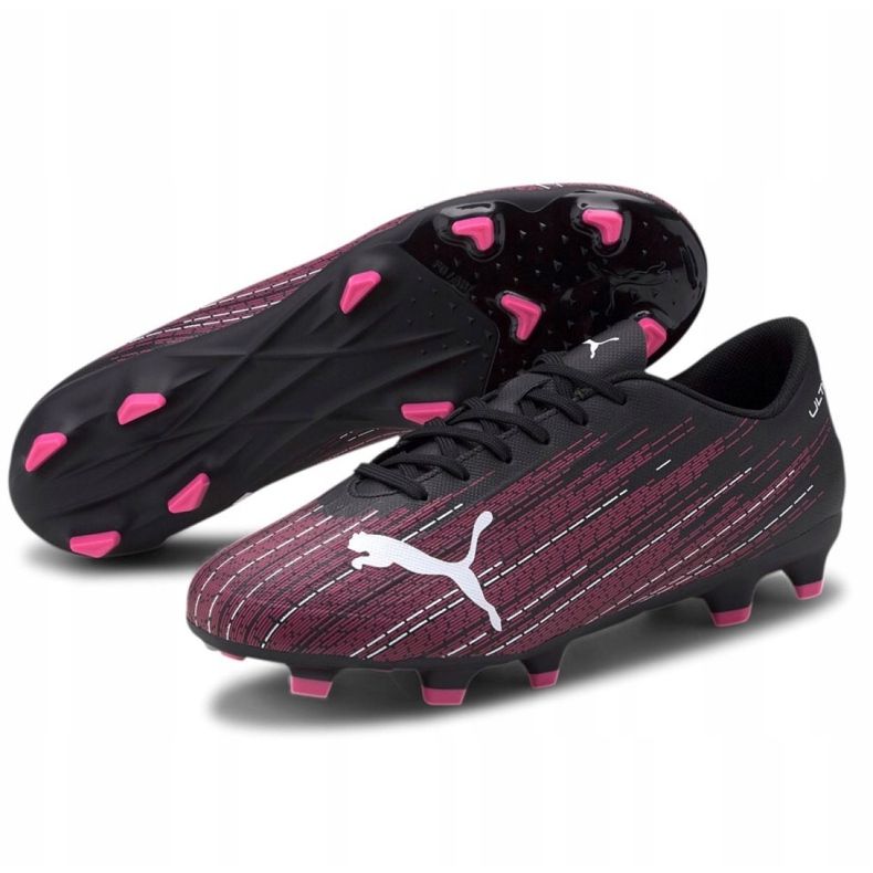 Scarpe da calcio Puma Ultra 4.1 FG / AG M 106092 05 nero, nero, rosa nero 1