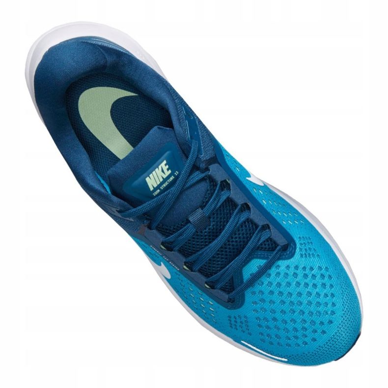 Scarpe da corsa Nike Air Zoom Structure 23 M CZ6720-401 blu verde 2