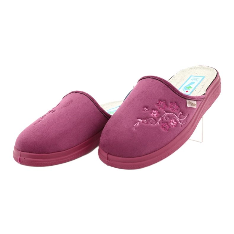 Ciabatte da donna in pu Befado 132D014 rosa 2