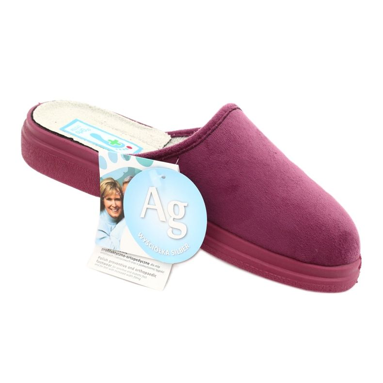 Ciabatte da donna in pu Befado 132D014 rosa 4