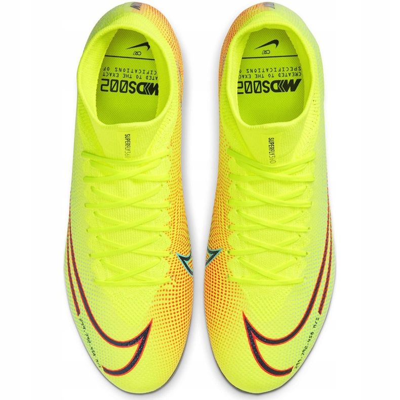 Nike Mercurial Superfly 7 Pro Mds Fg BQ5483 703 scarpe da calcio bianco, nero, rosa giallo 1