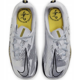 Nike Phantom Gt Academy Scorpion FG / MG Junior DB7631 001 scarpe da calcio bianca 1