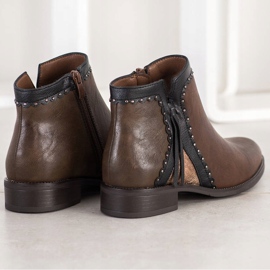 Goodin Stivali Marroni Con Ecopelle marrone 2