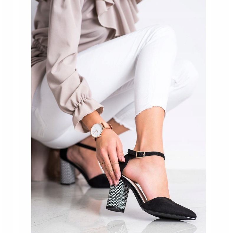Goodin Décolleté Con Tacco Decorativo nero 2