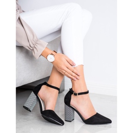 Goodin Décolleté Con Tacco Decorativo nero 1