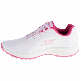Scarpe Skechers Go Golf Pro W 14869-WPK bianca rosa 1