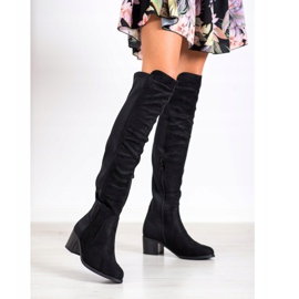 Balada Stivali sul post basso nero 1