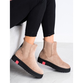 Seastar Stivali sulla piattaforma beige 2