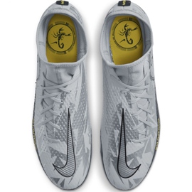 Nike Phantom Gt Scorpion Academy Dynamic Fit FG / MG M DA2266 001 scarpe da calcio blu d'argento 1