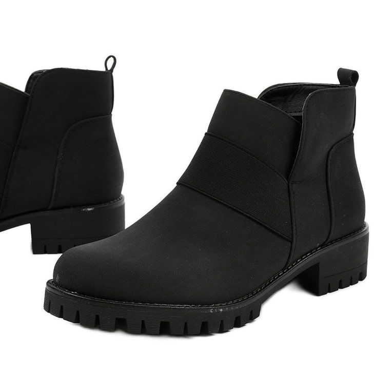 Stivaletti slip-on in ecopelle Faerika neri nero 1