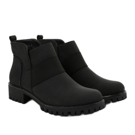 Stivaletti slip-on in ecopelle Faerika neri nero 2