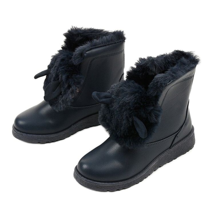 Stivali isolanti blu navy di Alrindra 2