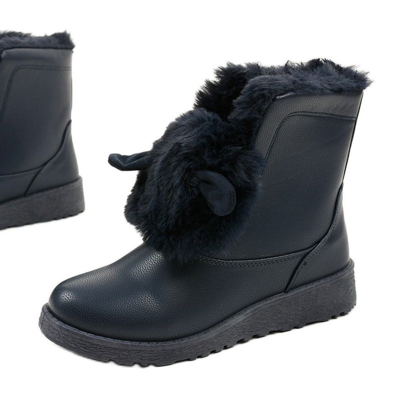 Stivali isolanti blu navy di Alrindra 1