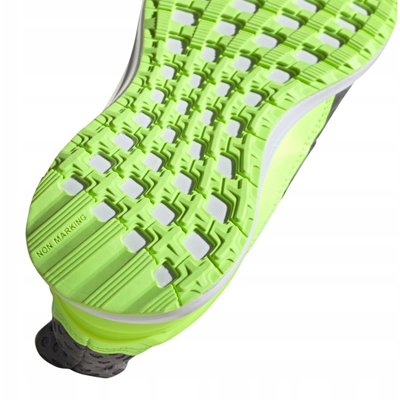 Scarpe da corsa adidas RapidaRun Jr FV4100 grigio verde 1