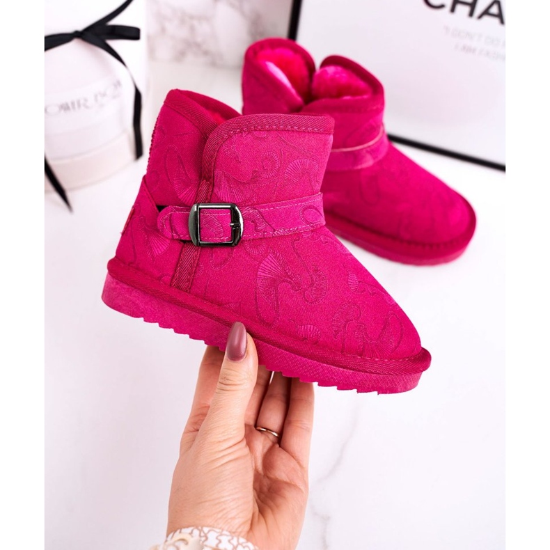 Apawwa Doposci Bambino Con Pelliccia Fucsia Kawai rosa 1