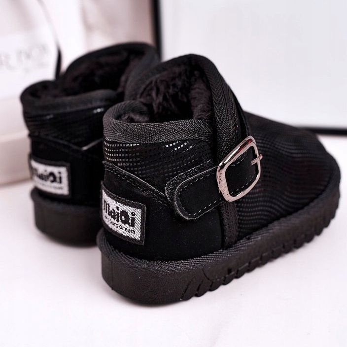 Maiqi Stivali Da Neve Per Bambini Con Pelliccia Black Dreamy nero 1