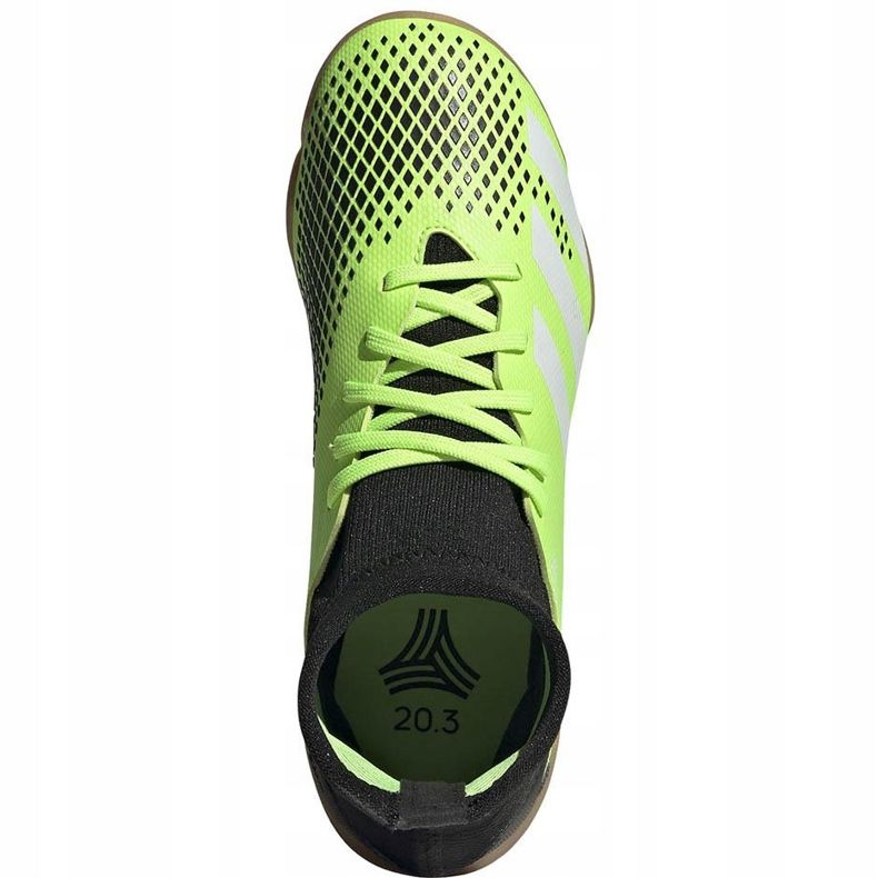 Verde adidas Predator 20.3 In Junior Scarpe da calcio EH3028 1