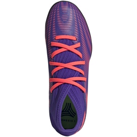 Scarpe calcio adidas Nemeziz.3 Tf Junior viola-rosa EH0576 multicolore 1