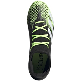 Scarpe calcio adidas Predator 20.3 Fg verde-nero EH2926 1