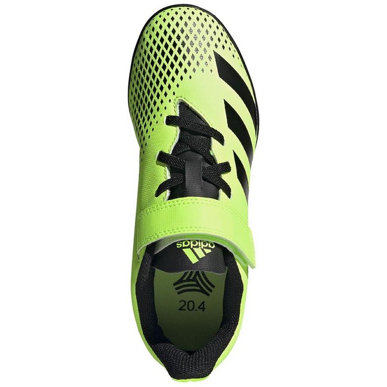 Scarpe da calcio Adidas Predator 20.4 H&amp;L Tf Junior verde-nero FW9780 1