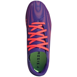Scarpe calcio adidas Nemeziz.4 FxG Junior viola-rosa EH0585 1