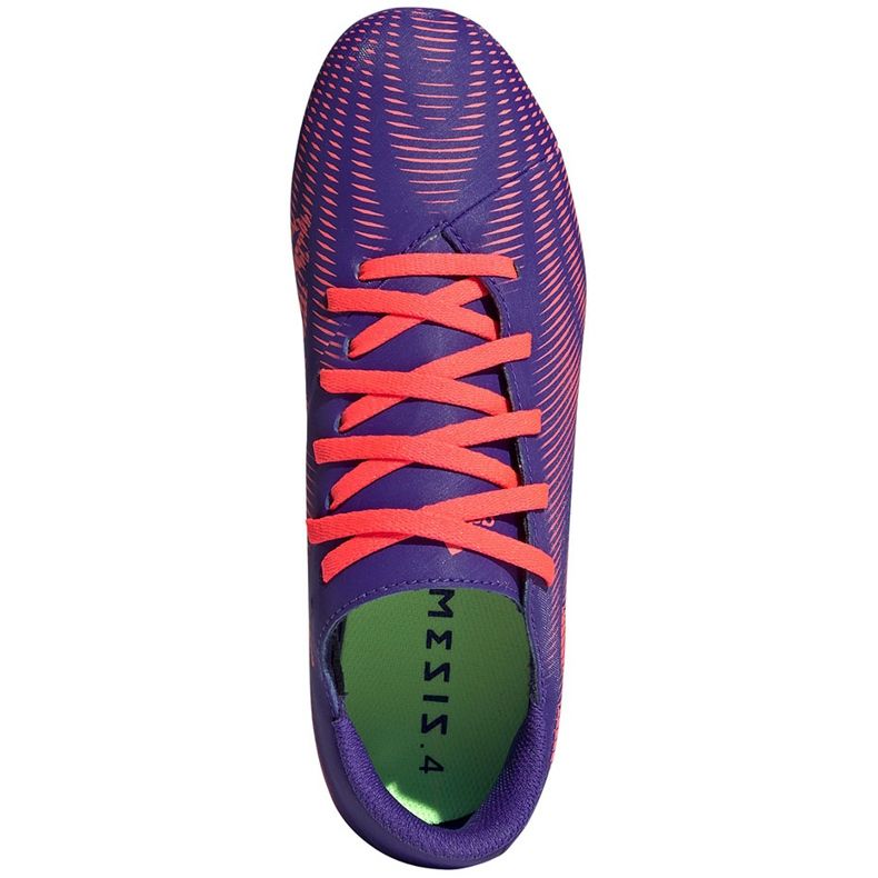 Scarpe calcio adidas Nemeziz.4 FxG Junior viola-rosa EH0585 1