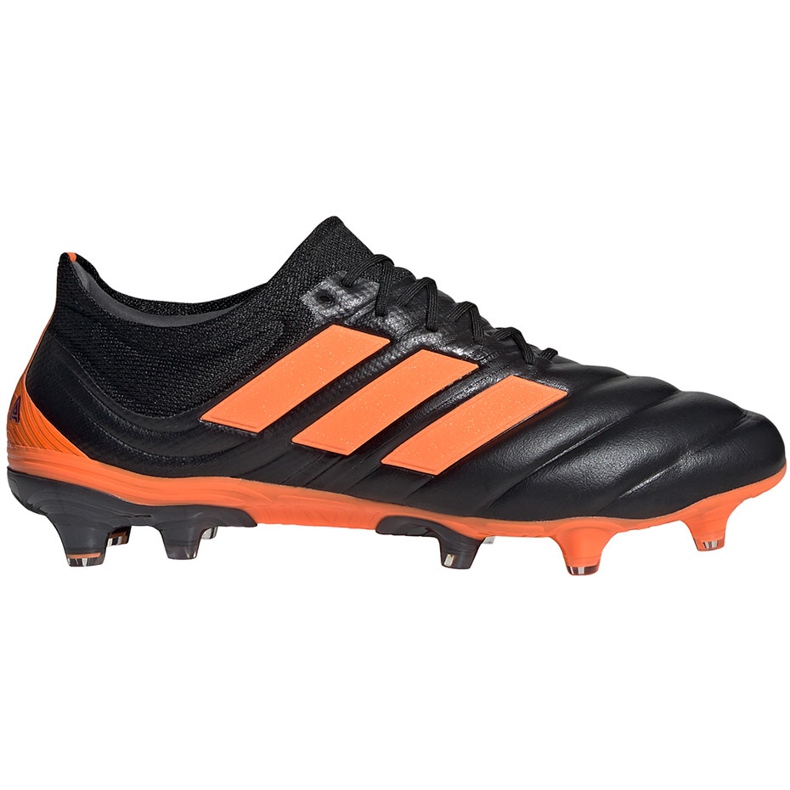 Adidas Copa 20.1 Fg scarpe da calcio nere e arancioni EH0882 1