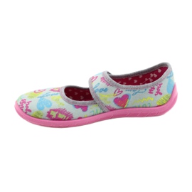 Scarpe per bambini Befado 945Y430 rosa grigio multicolore 2