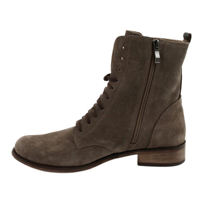 Stivali Donna Nicole Pelle Scamosciata Cappuccino 2593 032 marrone 1