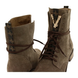 Stivali Donna Nicole Pelle Scamosciata Cappuccino 2593 032 marrone 5