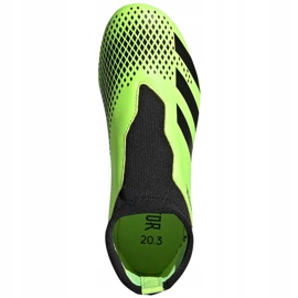 Scarpe da calcio Adidas Predator 20.3 Ll Fg Junior verde-nero EH3019 1