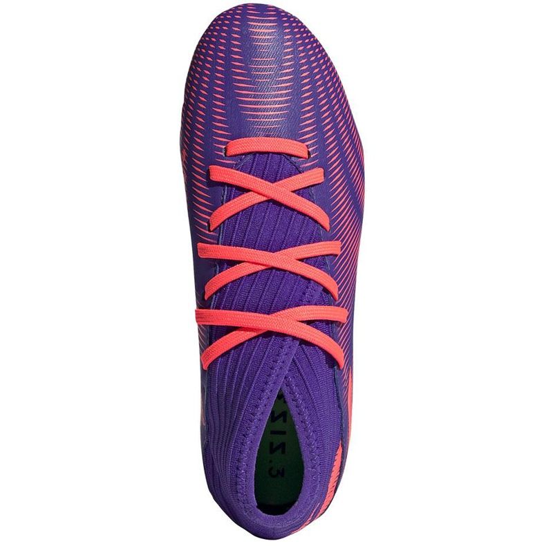 Scarpe calcio adidas Nemeziz.3 Fg Junior viola EH0580 1