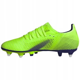Scarpe da calcio Adidas X Ghosted.3 Sg M EG8176 multicolore verde 1