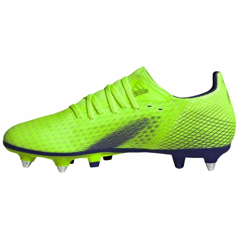 Scarpe da calcio Adidas X Ghosted.3 Sg M EG8176 multicolore verde 1