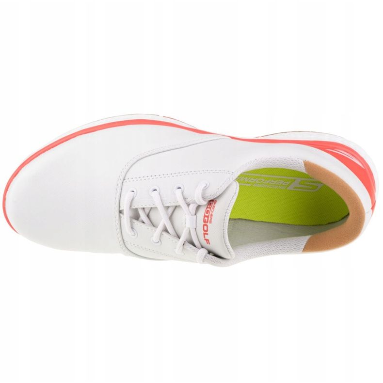 Scarpa Skechers Go Golf Elite 2 W 14866-WCRL bianca arancia 2