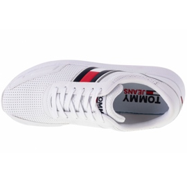 Scarpe Tommy Hilfiger Flexi Perf Leather Runner M EM0EM00580-YBR bianco 2