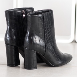 Goodin Stivali In Spitz Snake Print nero 1