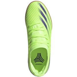 Verde adidas X Ghosted.3 In Junior scarpe da calcio EG8223 multicolore 1