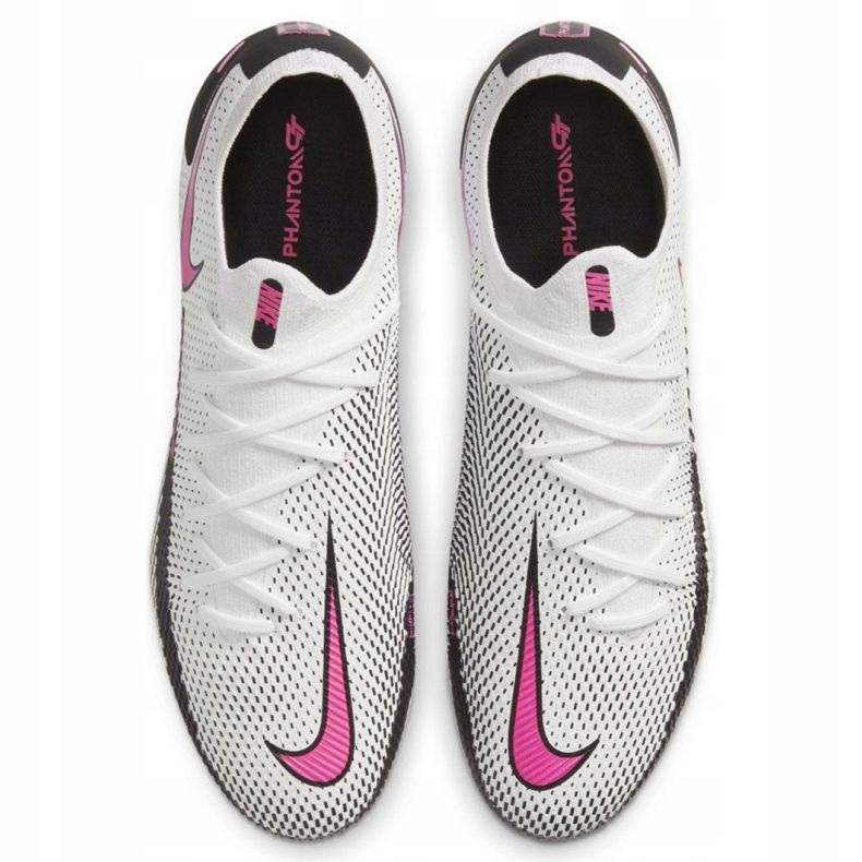 Scarpa da calcio Nike Phantom Gt Pro Fg CK8451 160 bianco grigio 1