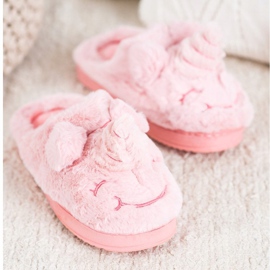 Bona Pantofole da donna unicorno rosa 1