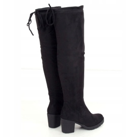 Stivali neri con tacco largo PE253P Black nero 1