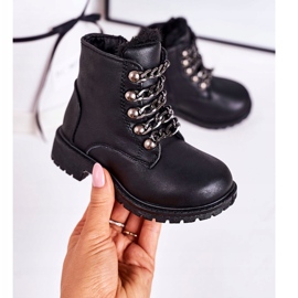 Catena in ecopelle per trappole isolate per bambini Black Rock &amp; Roll nero 2