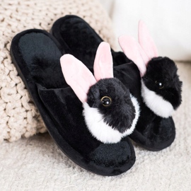 Bona Pantofole coniglietto nero 1