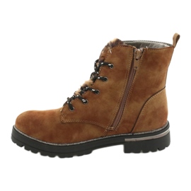 American Club Stivali da ragazza GC33 BROWN STACK marrone marrone 1