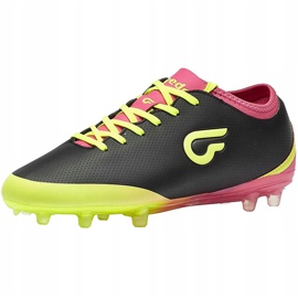Scarpe da calcio Gedo Calzsol Fg Calzsol 1602 nero-giallo-rosa 1602 1