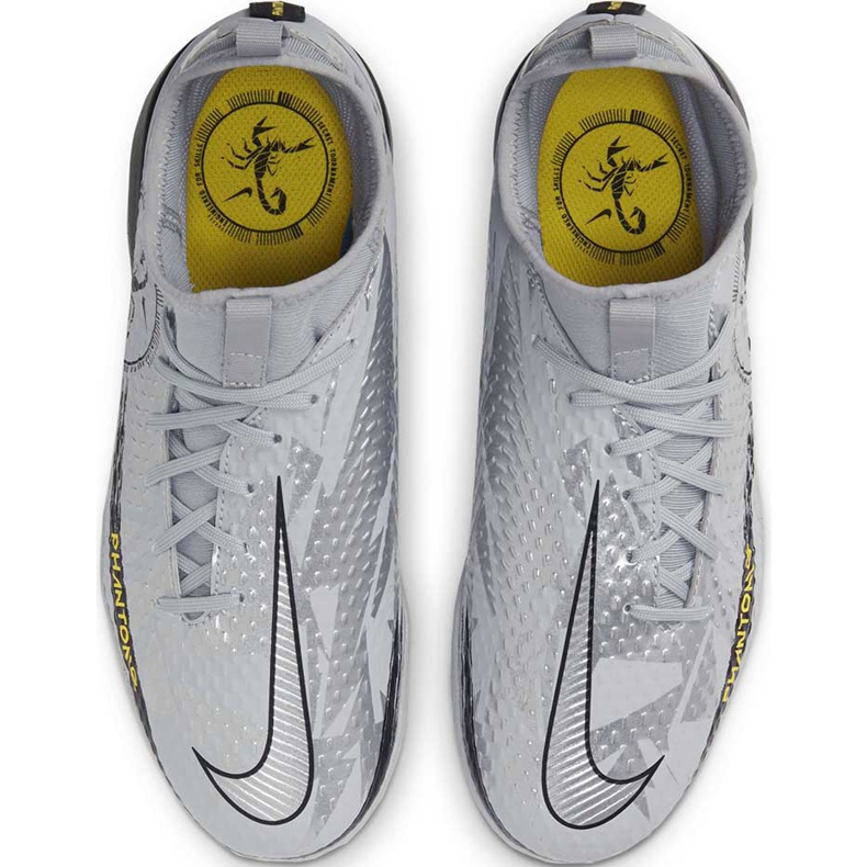 Scarpe da calcio Nike Phantom Gt Scorpion Academy Dynamic Fit Ic Junior DA2288 001 argento argento 1